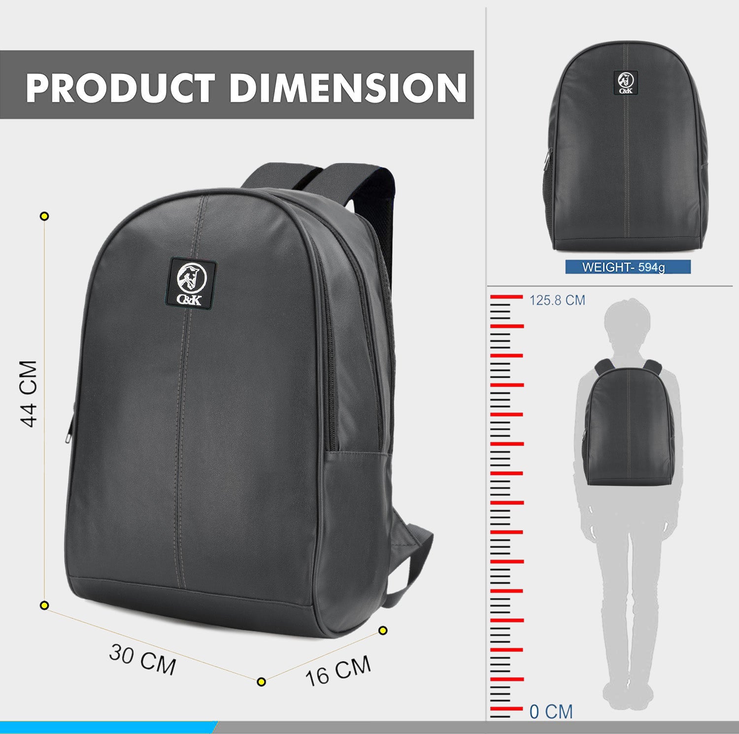 PU- Collage office Laptop Backpack