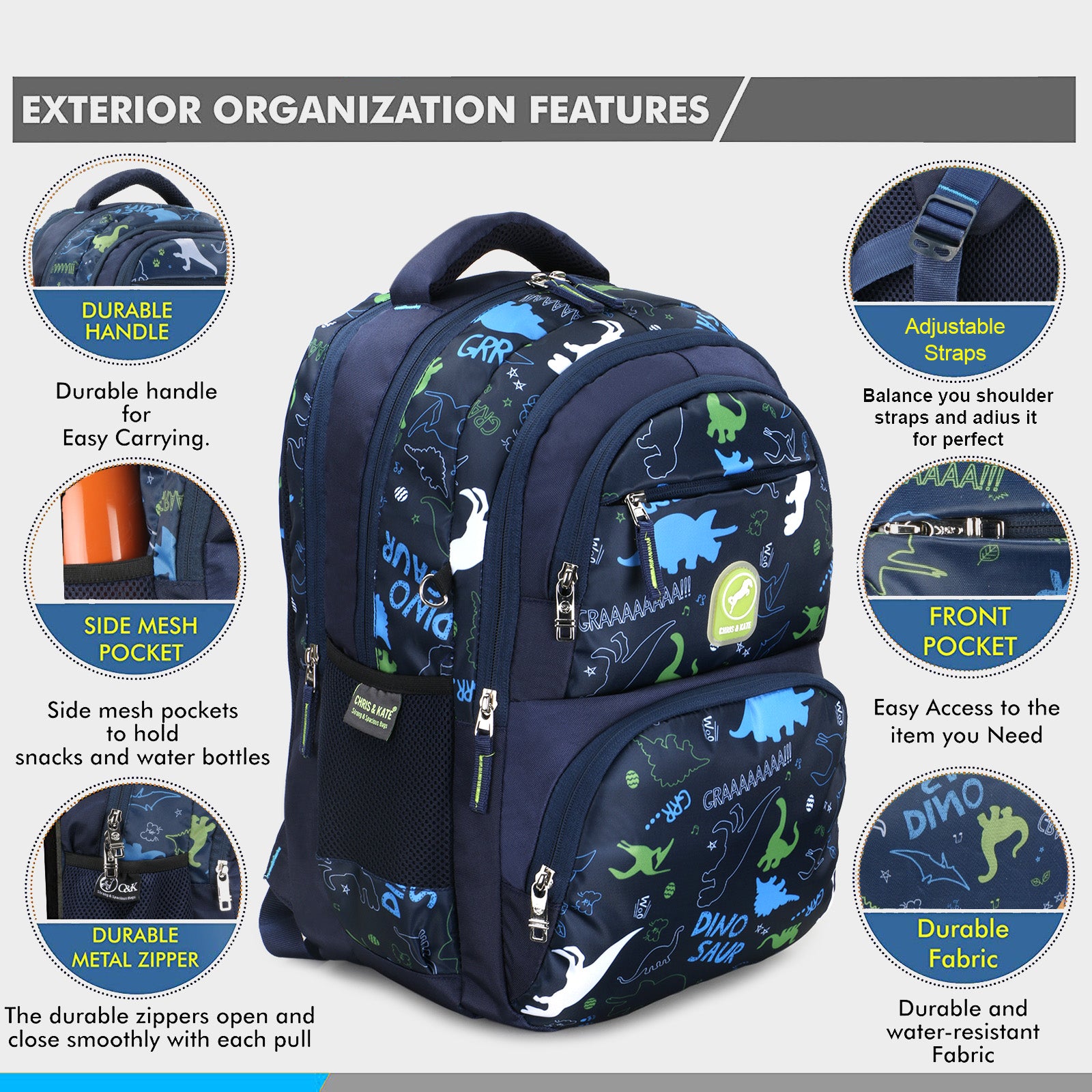 Dyno Printed Medium School Bag