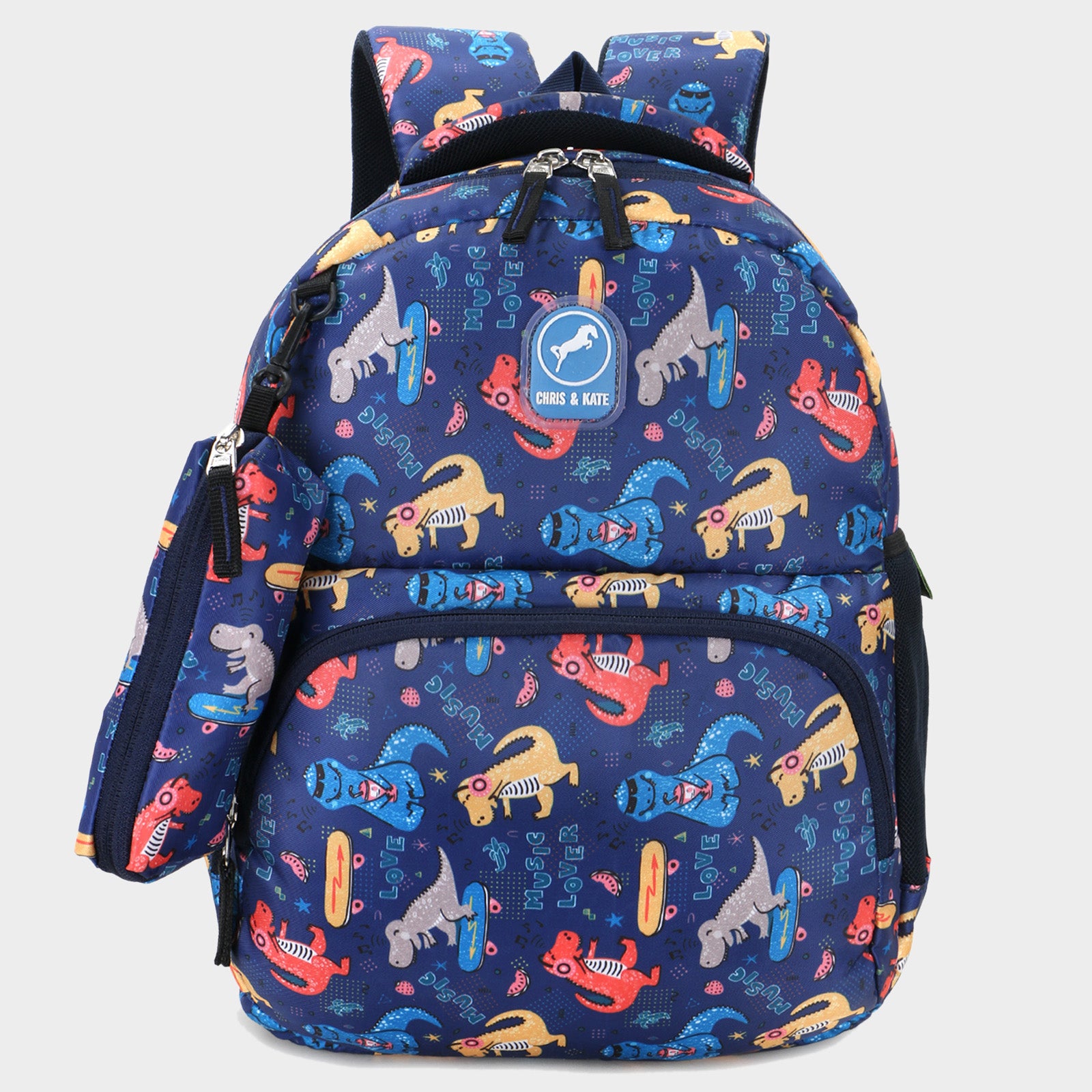 DynoFun Blue Small Kids School Bag