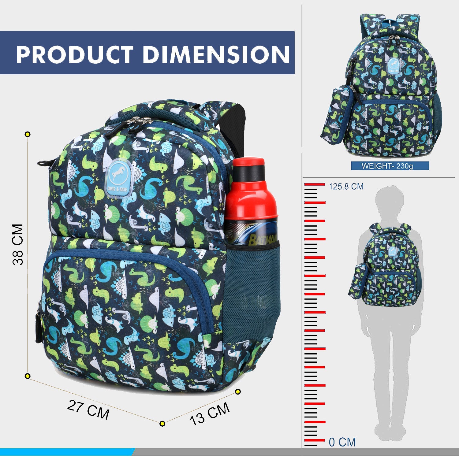 Dynofun Small Kids School Bag