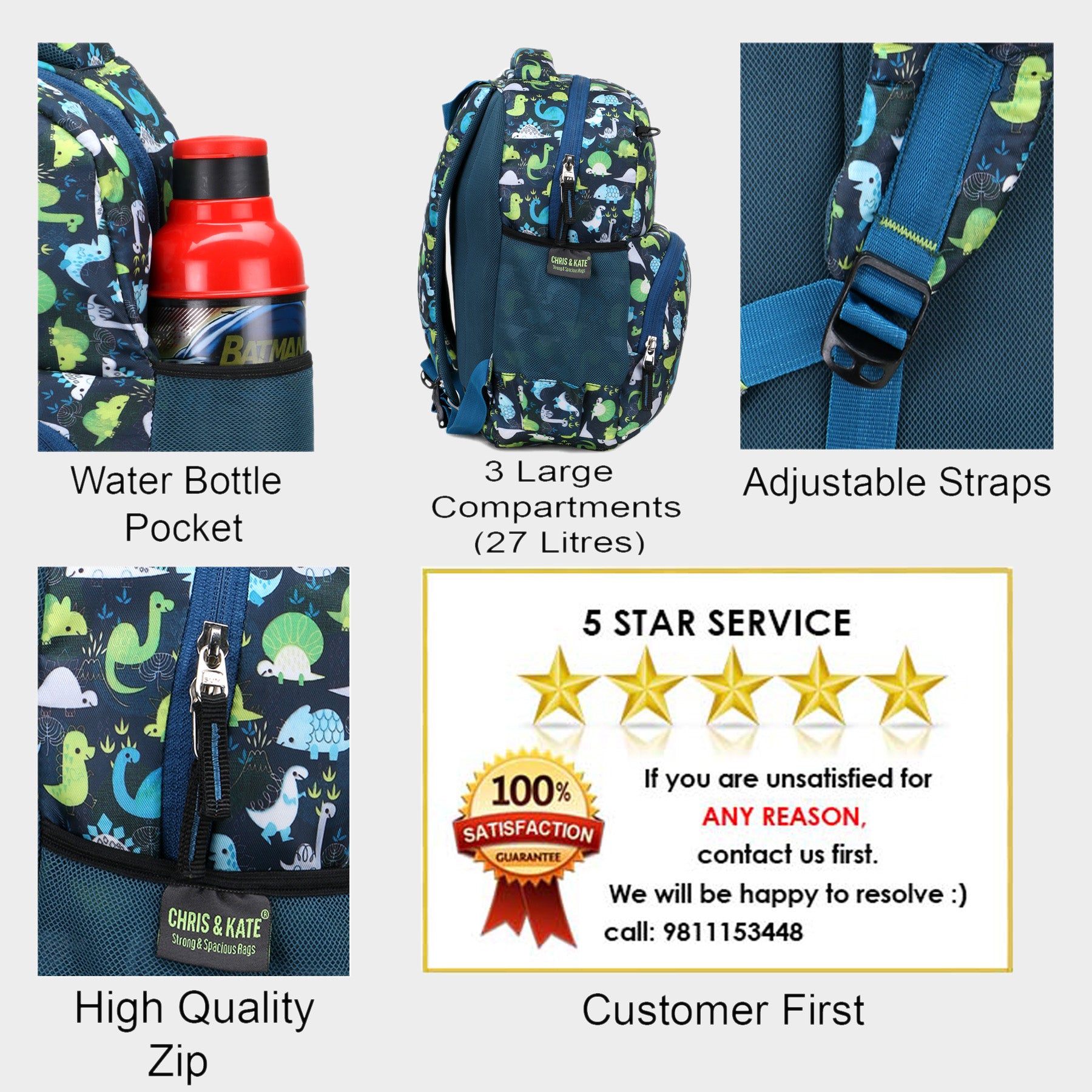 Dynofun Small Kids School Bag