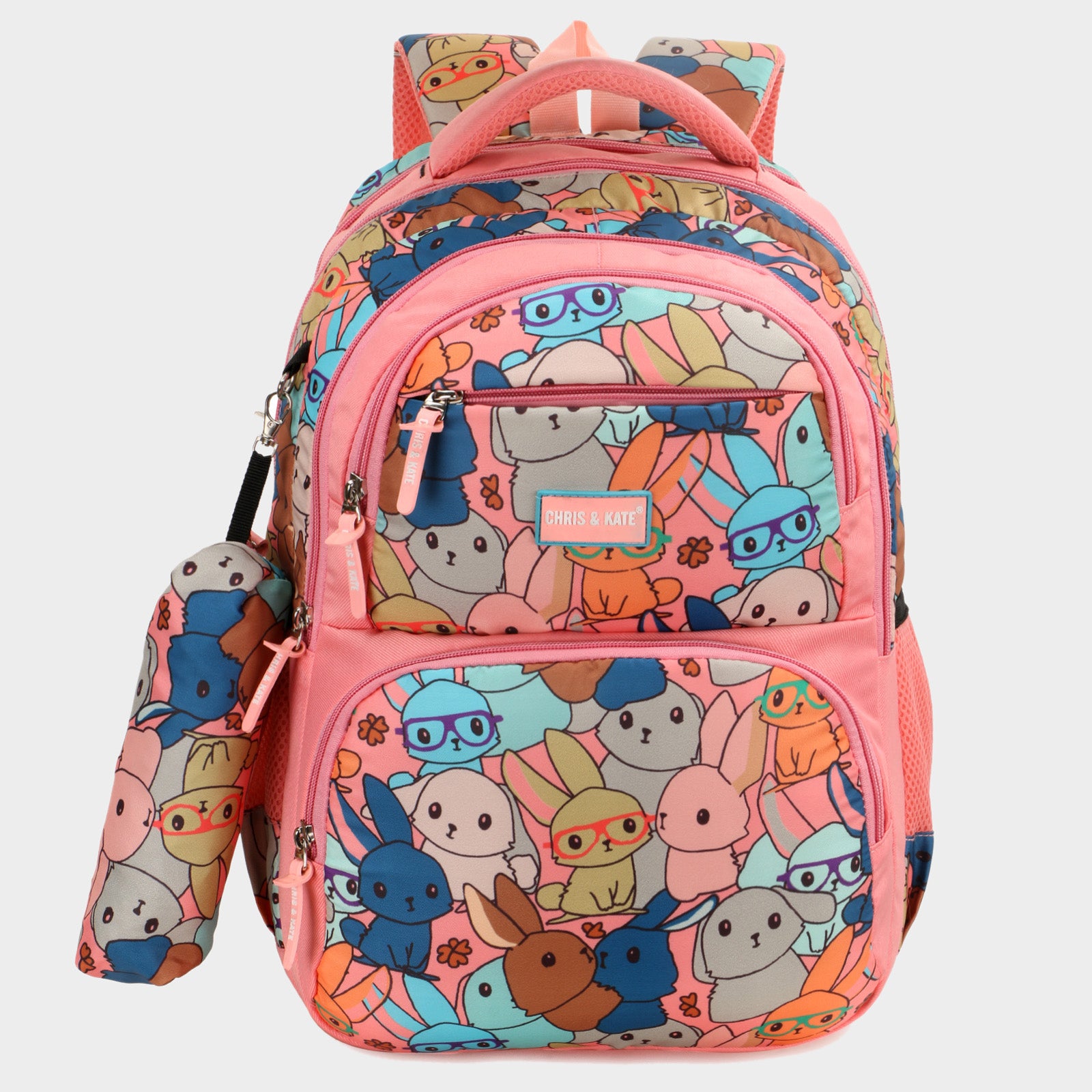 Bunny Pink Medium School Bag