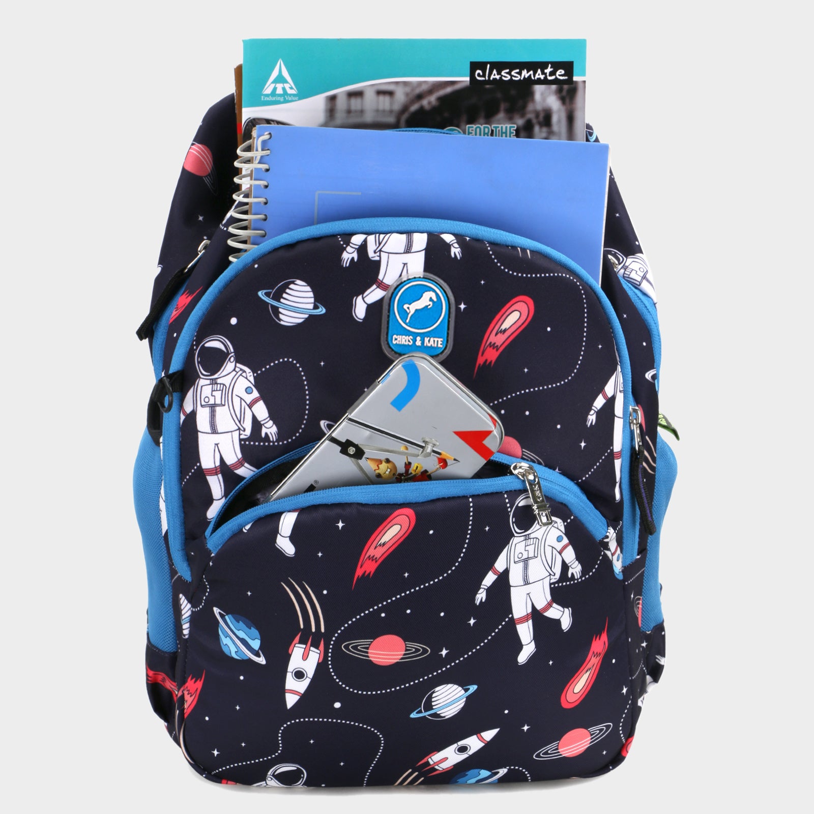 Astronaut Blue School Bag