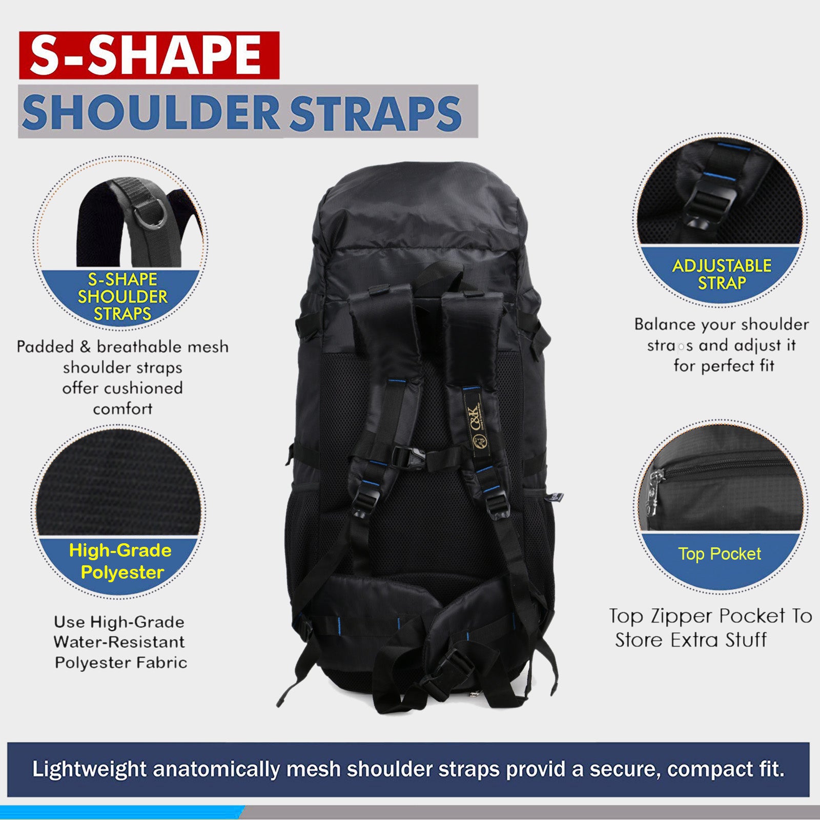 Aris Duffel Black-Blue