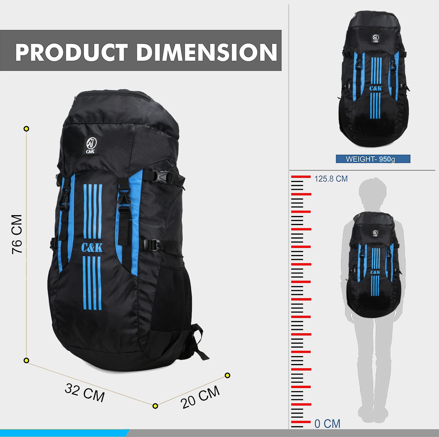 Aris Duffel Black-Blue