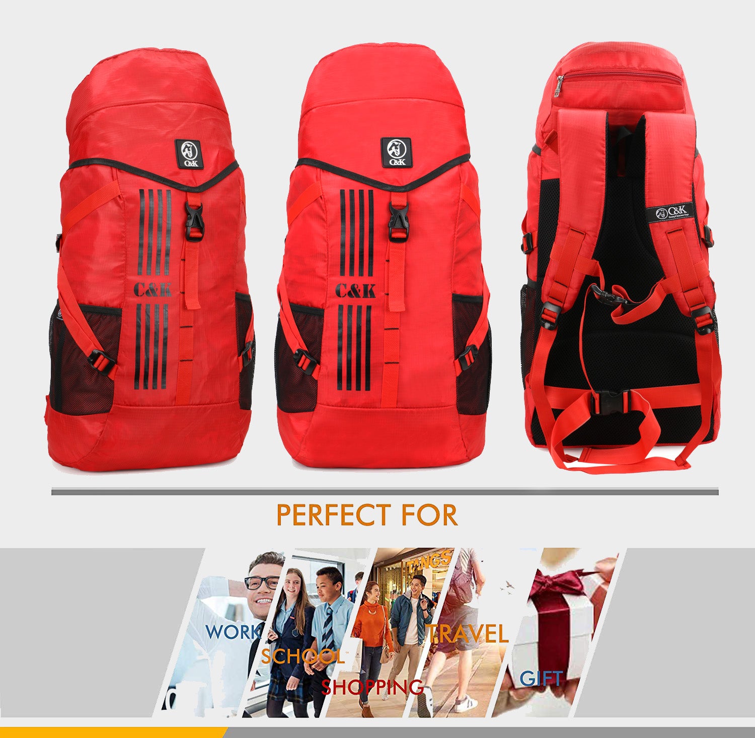 Aris Duffel Red-Black