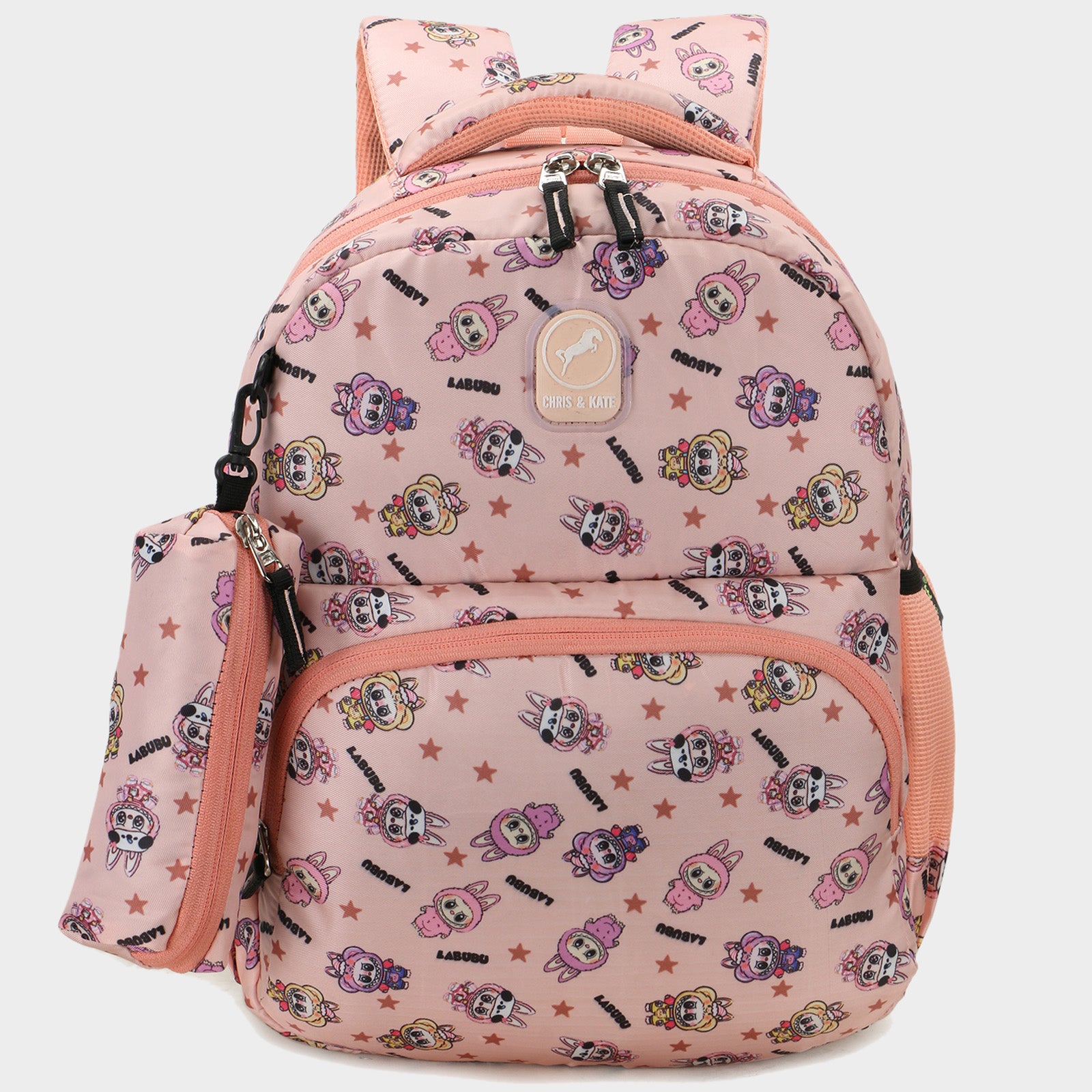LouBou Small Pink Kids School Bag