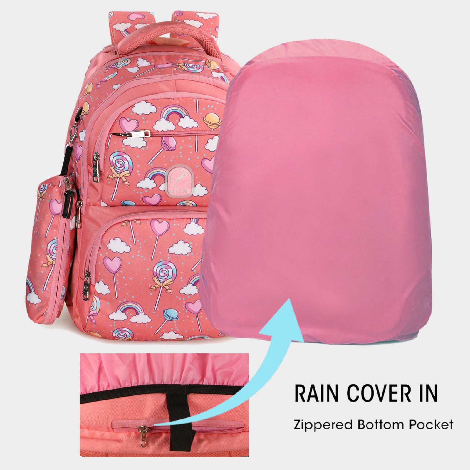 Lollipop Medium Kids School Bag