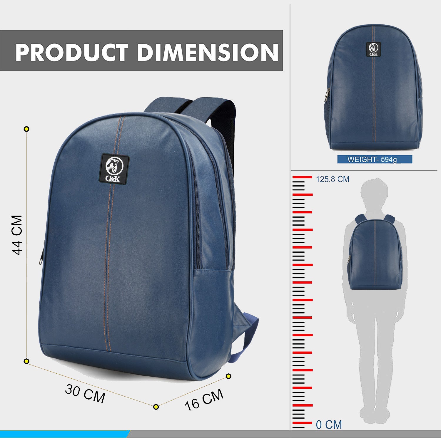 PU- Collage office Laptop Backpack