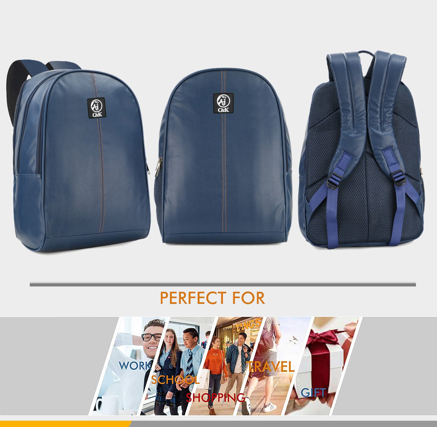PU- Collage office Laptop Backpack