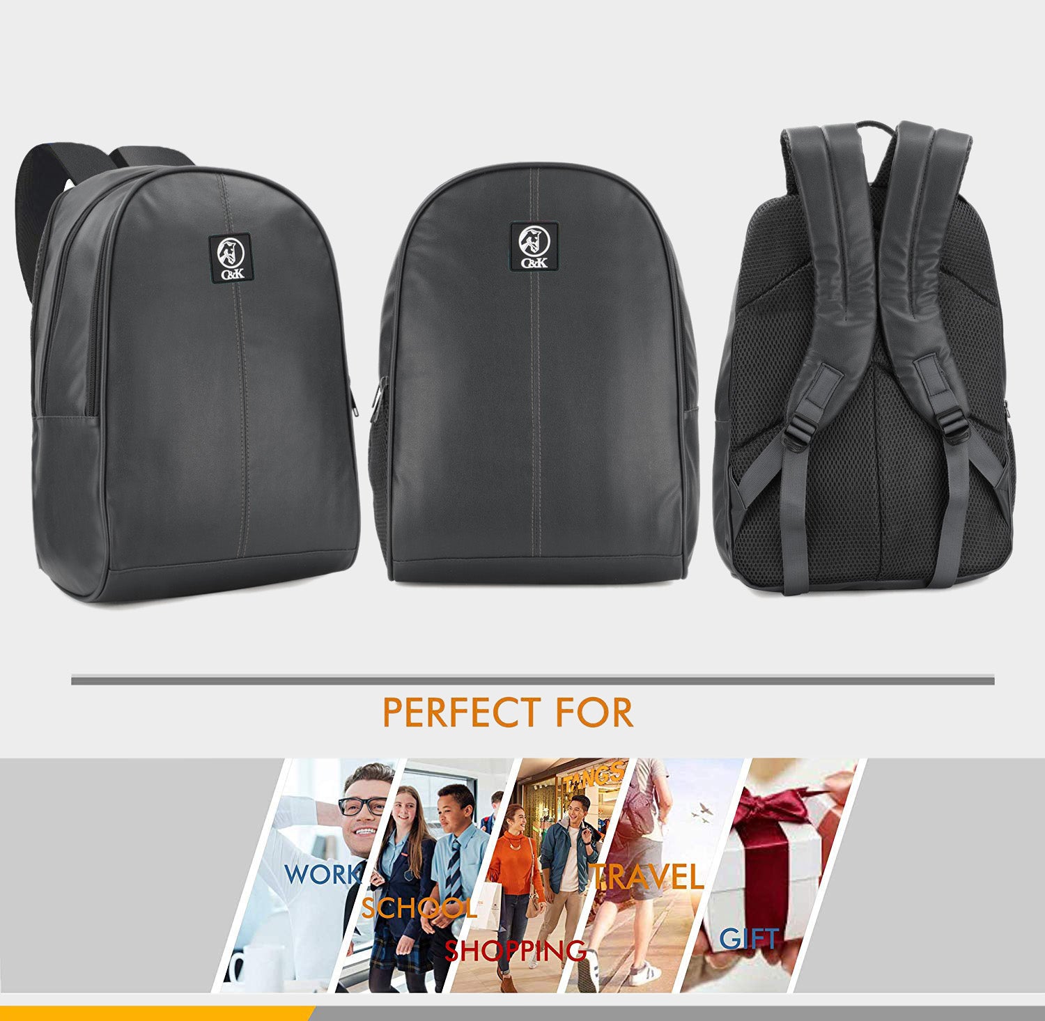 PU- Collage office Laptop Backpack