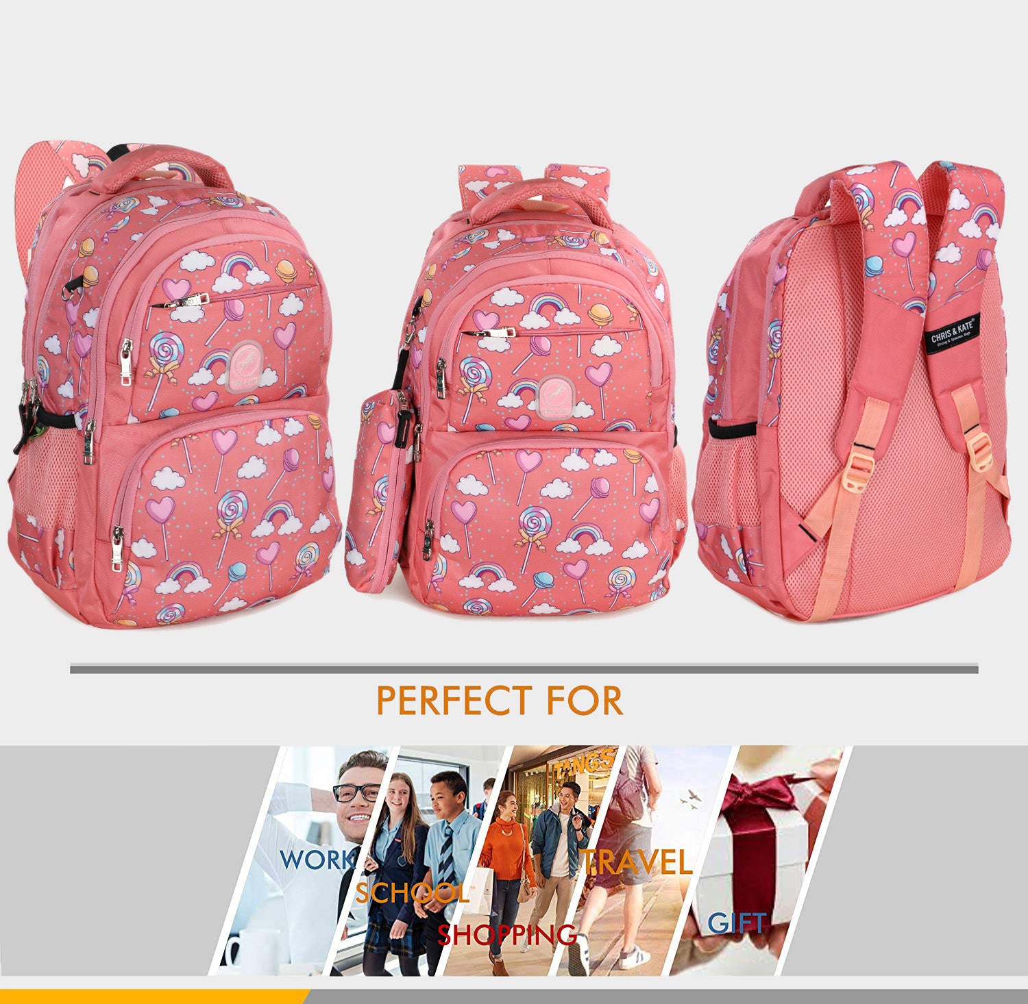 Lollipop Medium Kids School Bag