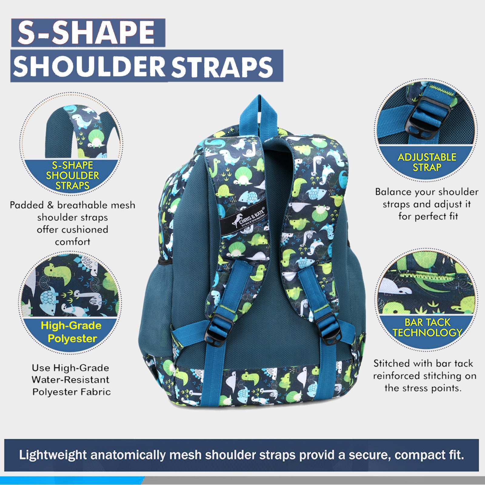 Dynofun Small Kids School Bag