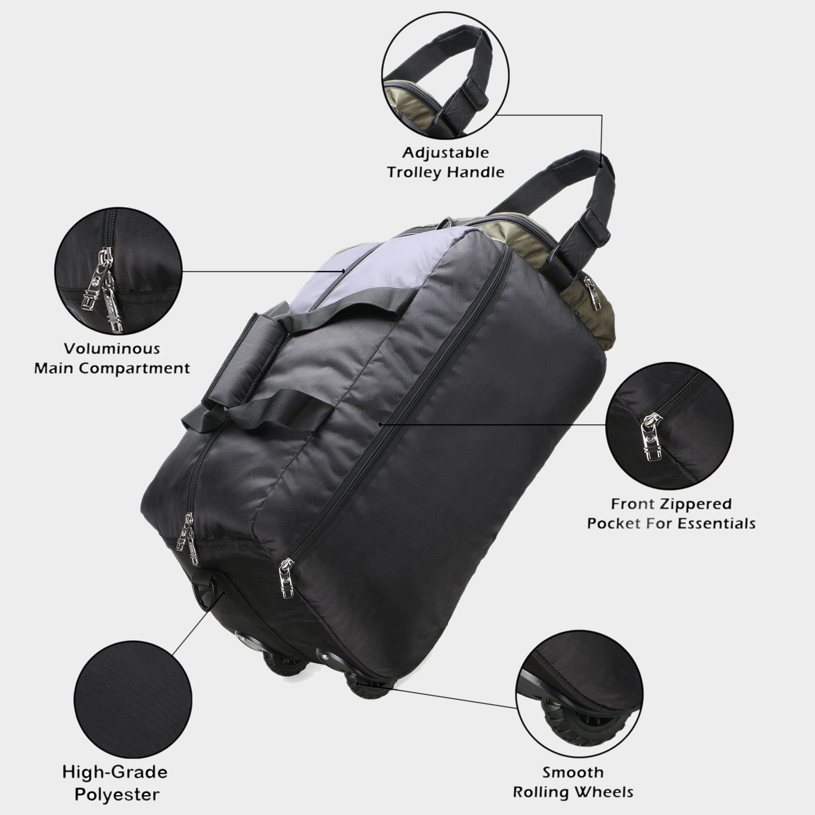 American Wheeled Duffel