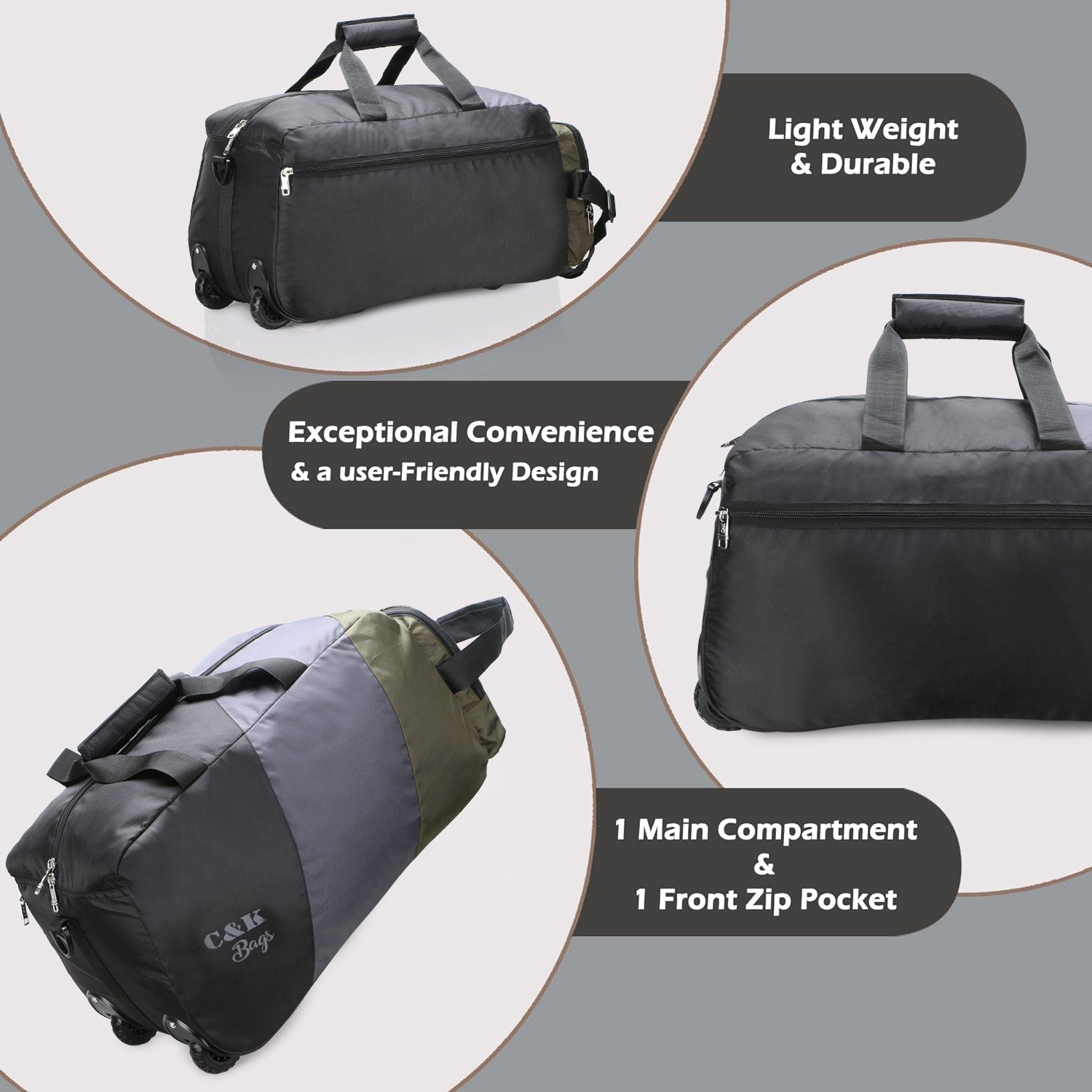 American Wheeled Duffel