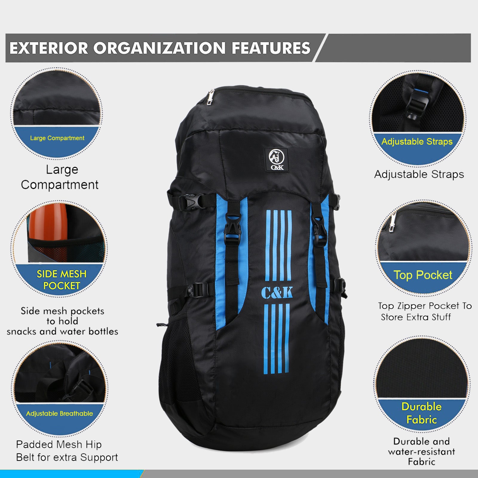 Aris Duffel Black-Blue