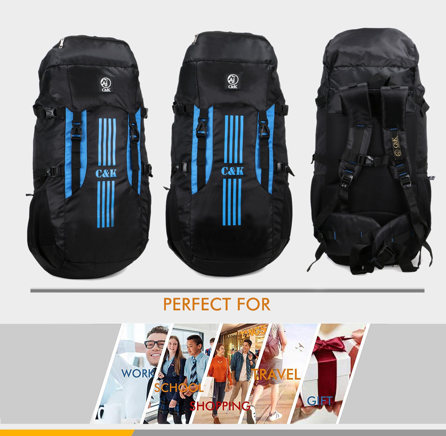 Aris Duffel Black-Blue