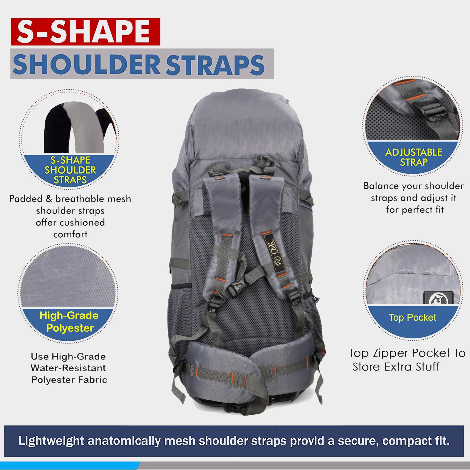 Aris Duffel Grey-Orange