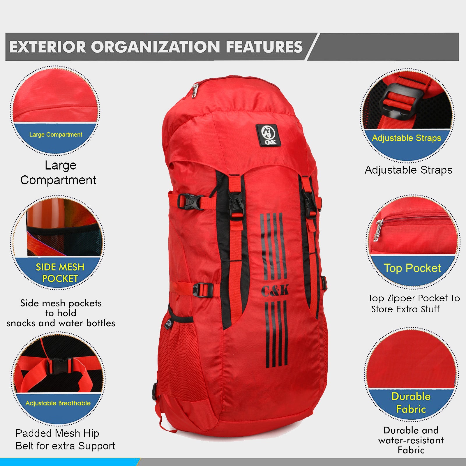 Aris Duffel Red-Black