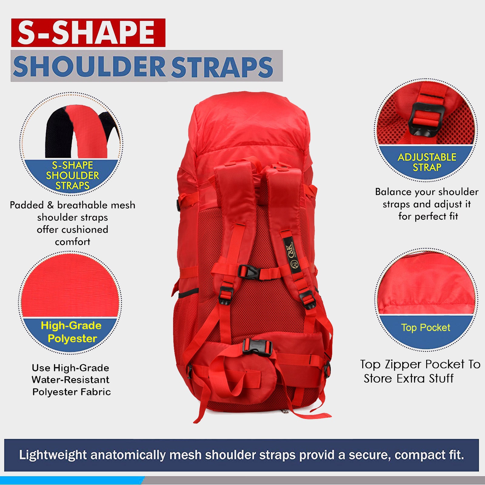 Aris Duffel Red-Black