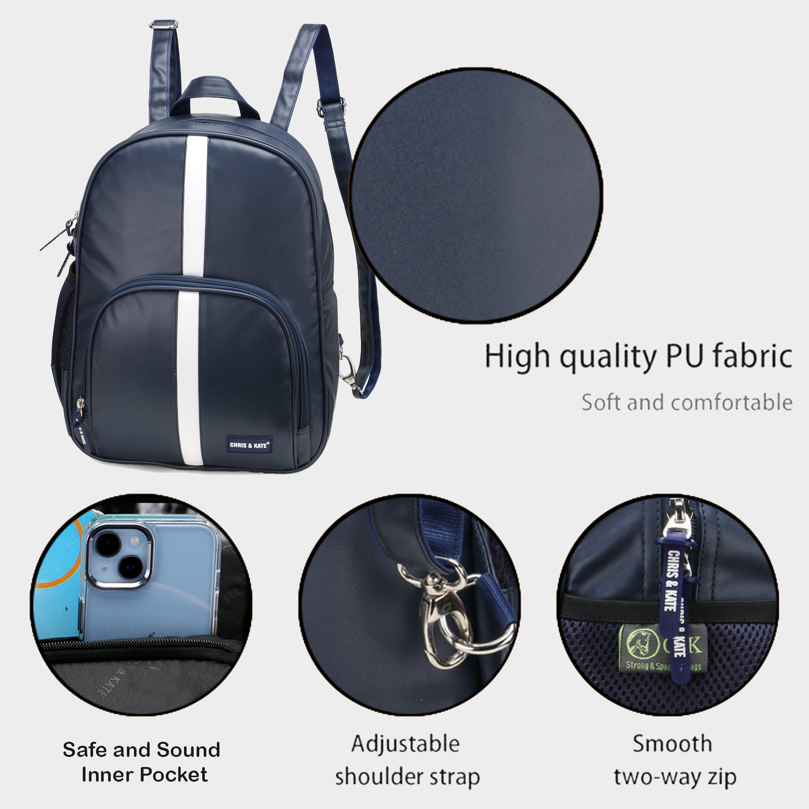 Stripey GenZ Backpack